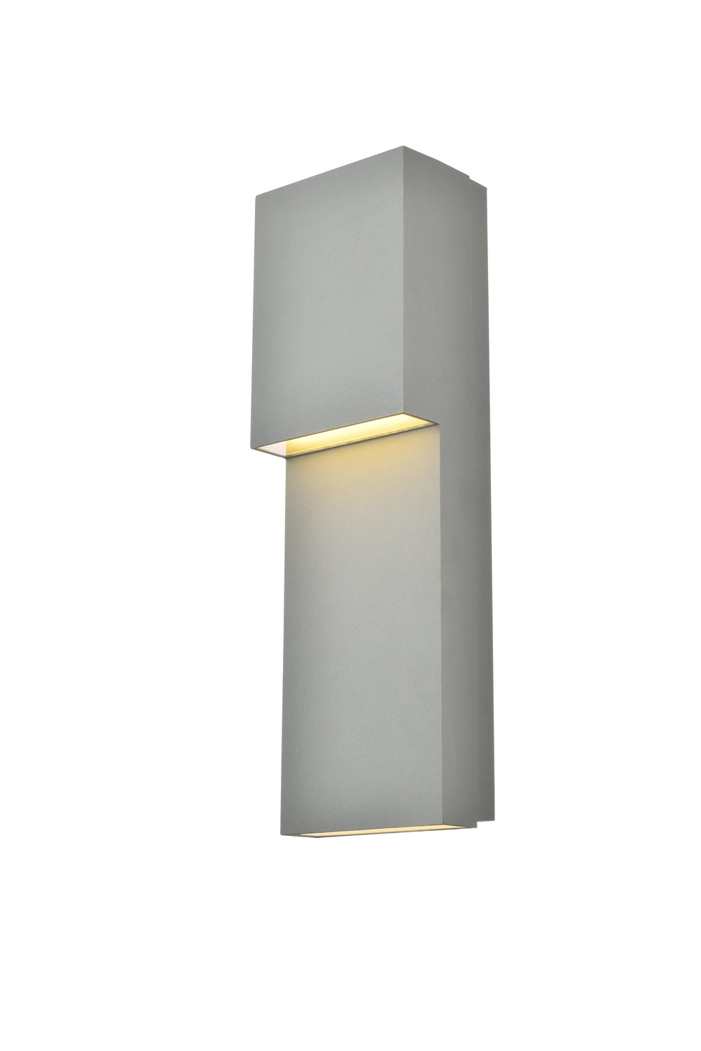 Elegant Lighting LDOD4001S Modern Raine Outdoor Silver