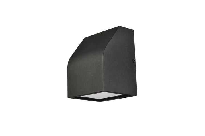 Elegant Lighting LDOD4004BK Modern Raine Outdoor Black