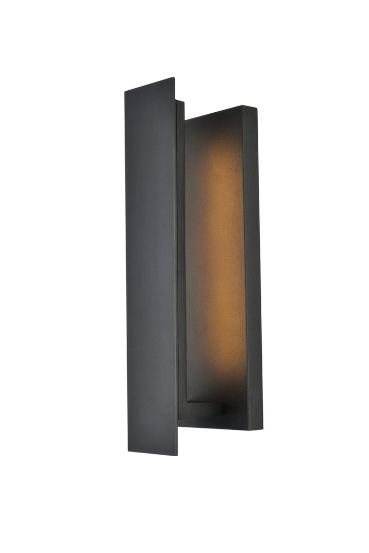 Elegant Lighting LDOD4005BK Modern Raine Outdoor Black