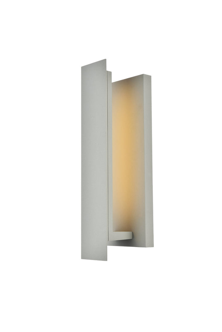 Elegant Lighting LDOD4005S Modern Raine Outdoor Silver