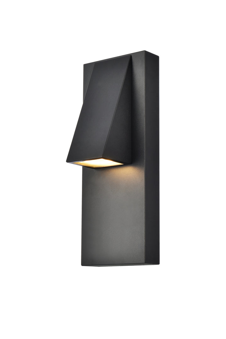 Elegant Lighting LDOD4006BK Modern Raine Outdoor Black