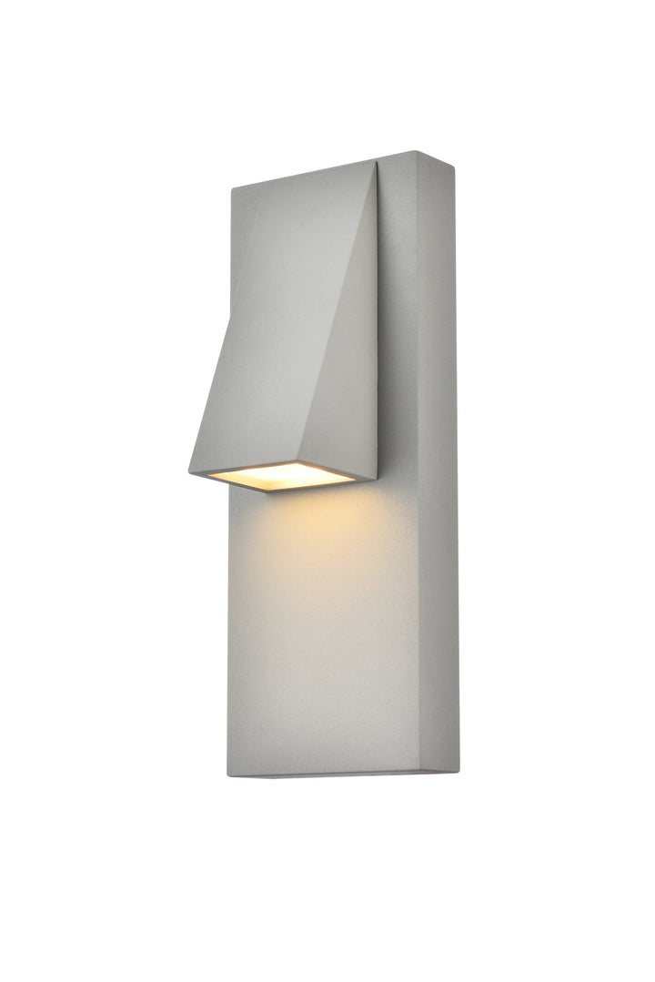 Elegant Lighting LDOD4006S Modern Raine Outdoor Silver