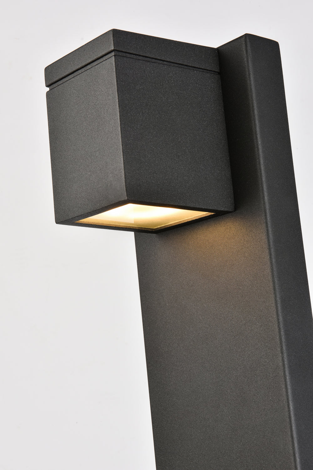 Elegant Lighting LDOD4007BK Modern Raine Outdoor Black