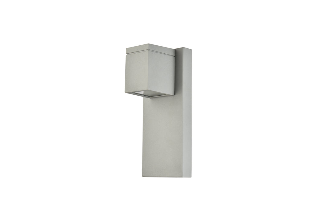 Elegant Lighting LDOD4007S Modern Raine Outdoor Silver