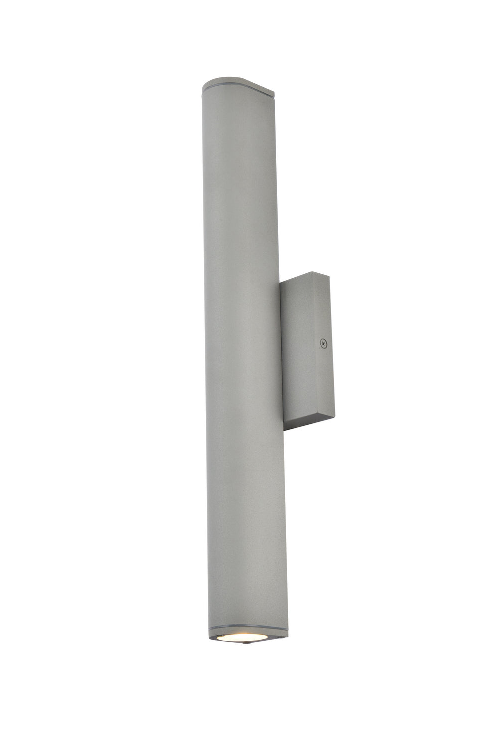 Elegant Lighting LDOD4008S  Raine Outdoor Silver