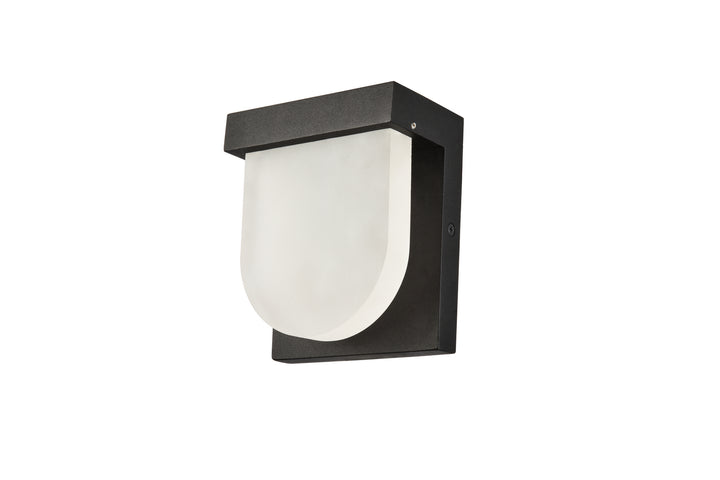 Elegant Lighting LDOD4009BK Modern Raine Outdoor Black