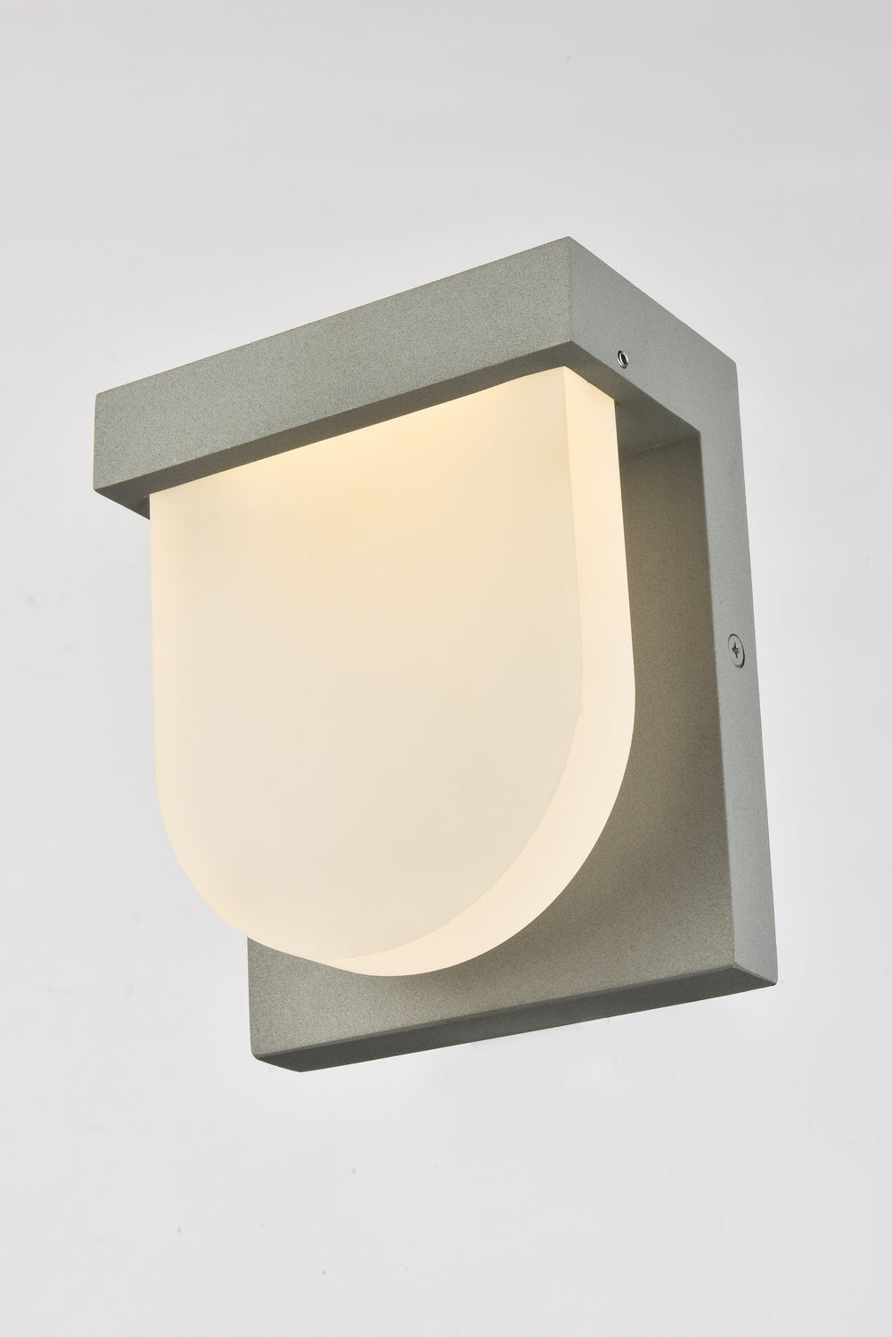 Elegant Lighting LDOD4009S Modern Raine Outdoor Silver