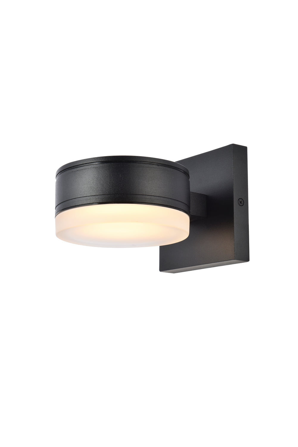 Elegant Lighting LDOD4013BK Modern Raine Outdoor Black