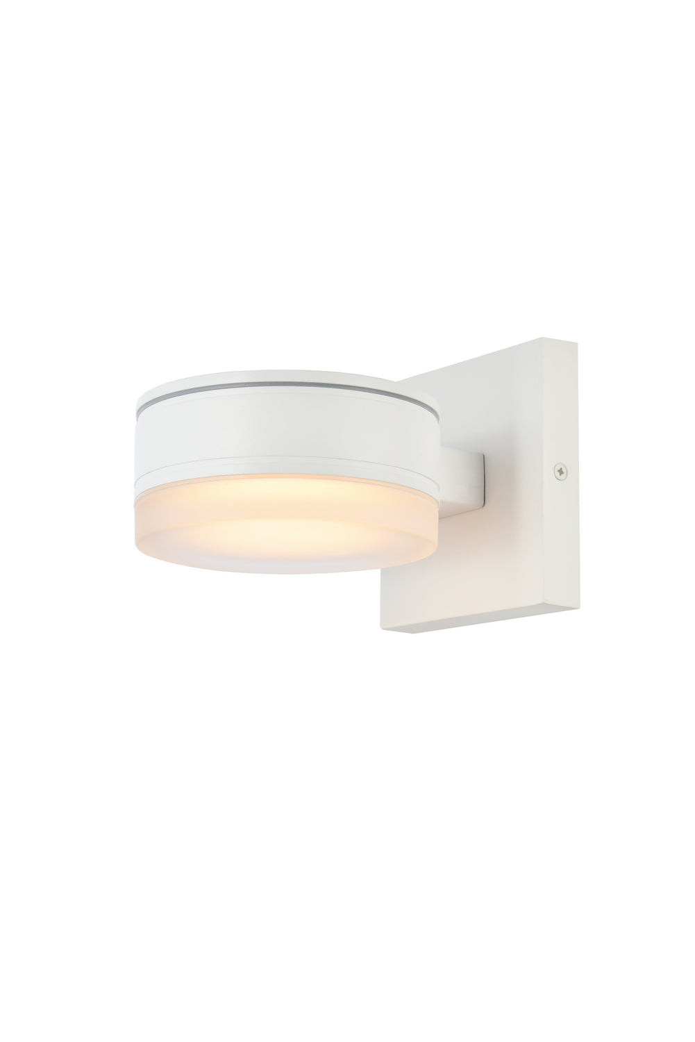 Elegant Lighting LDOD4013WH Modern Raine Outdoor White