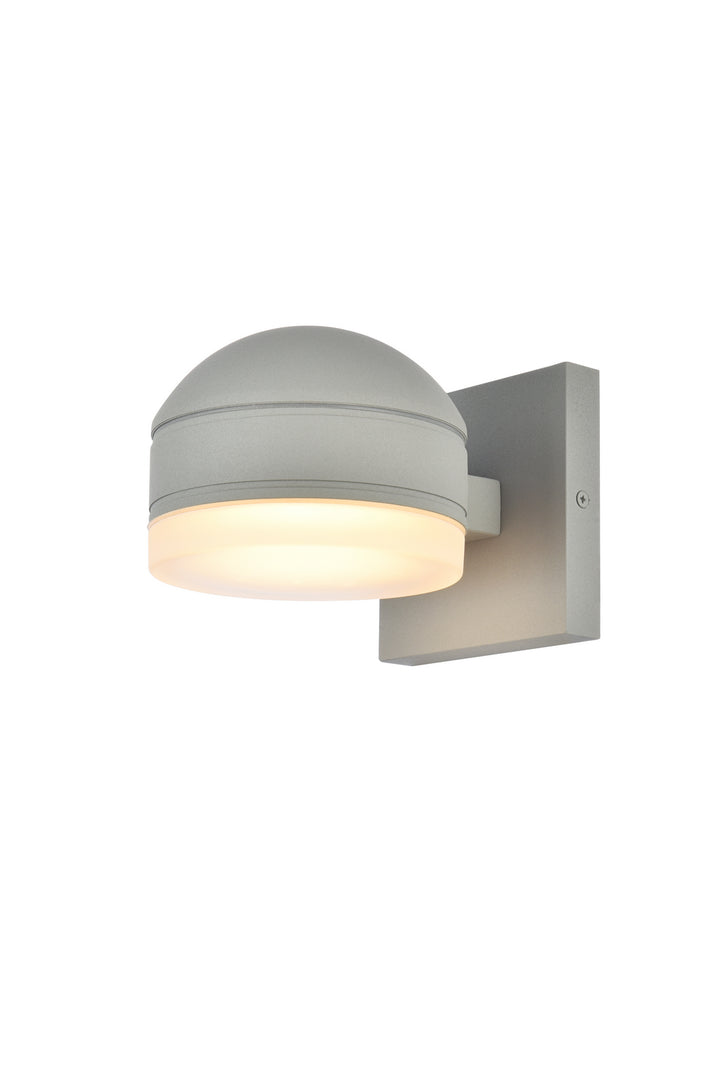 Elegant Lighting LDOD4015S Modern Raine Outdoor Silver