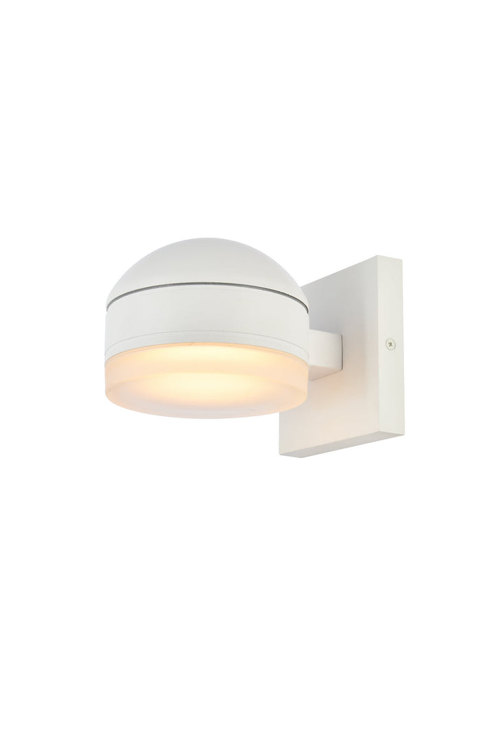 Elegant Lighting LDOD4015WH Modern Raine Outdoor White