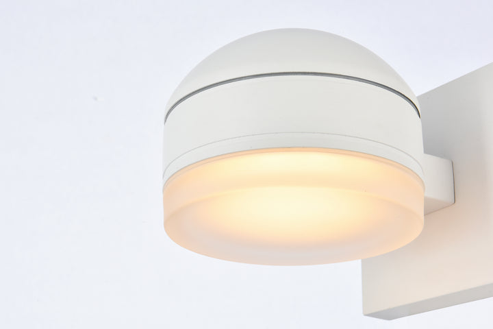 Elegant Lighting LDOD4015WH Modern Raine Outdoor White