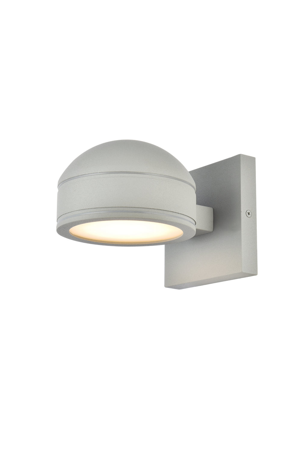 Elegant Lighting LDOD4016S Modern Raine Outdoor Silver