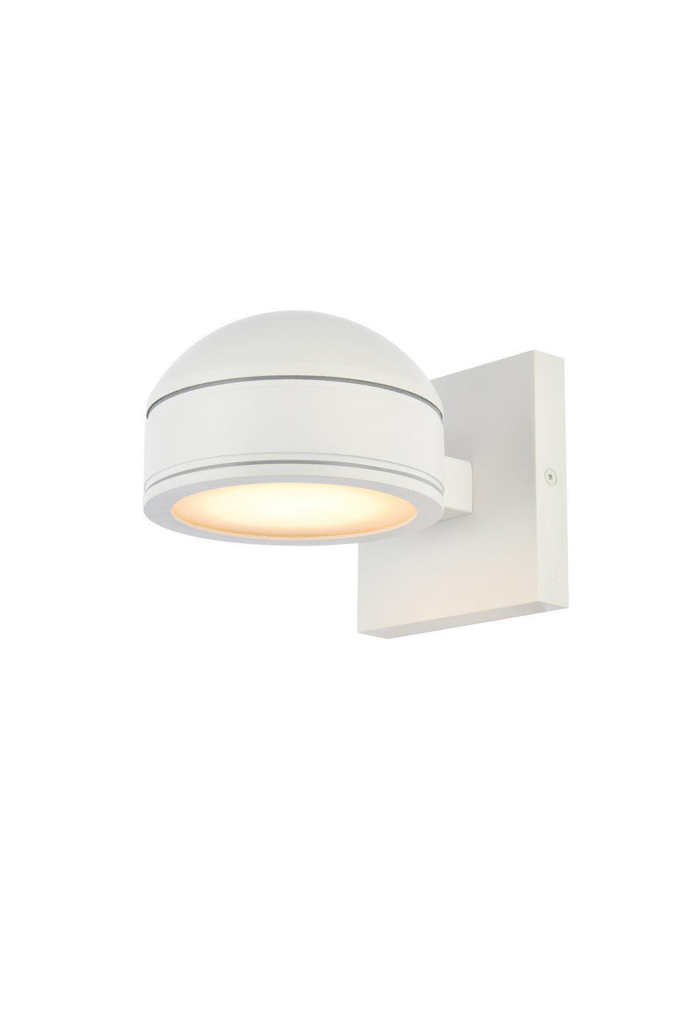 Elegant Lighting LDOD4016WH Modern Raine Outdoor White