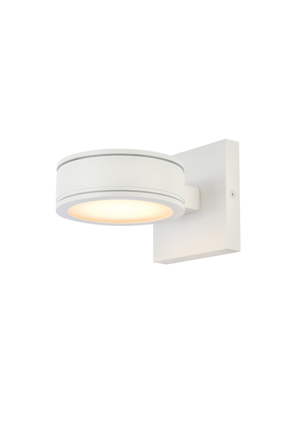 Elegant Lighting LDOD4018WH Modern Raine Outdoor White