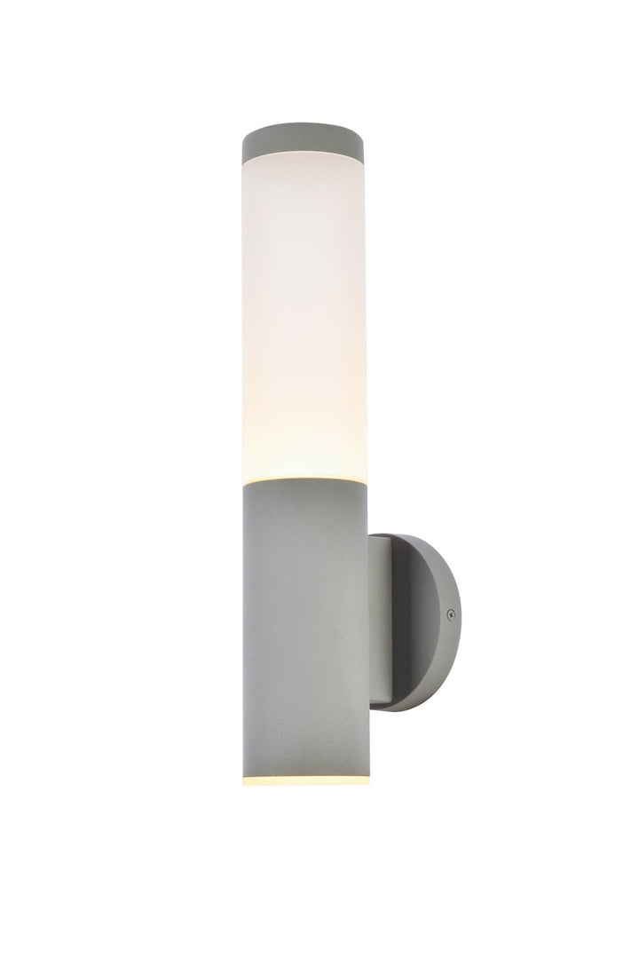 Elegant Lighting LDOD4020S  Raine Outdoor Silver