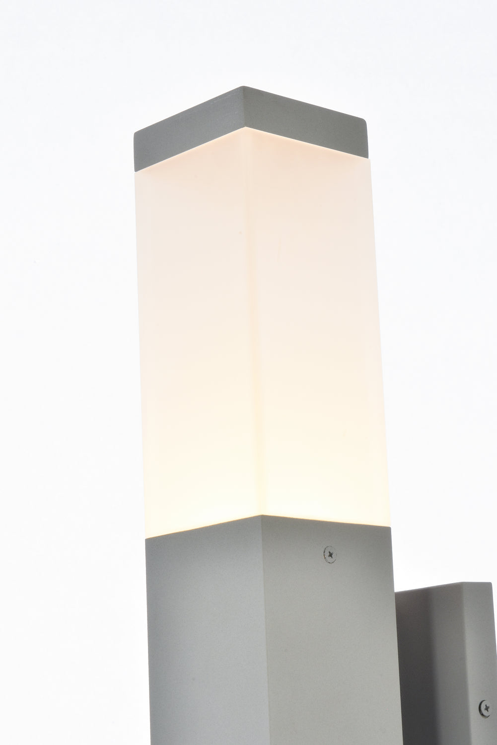 Elegant Lighting LDOD4021S  Raine Outdoor Silver