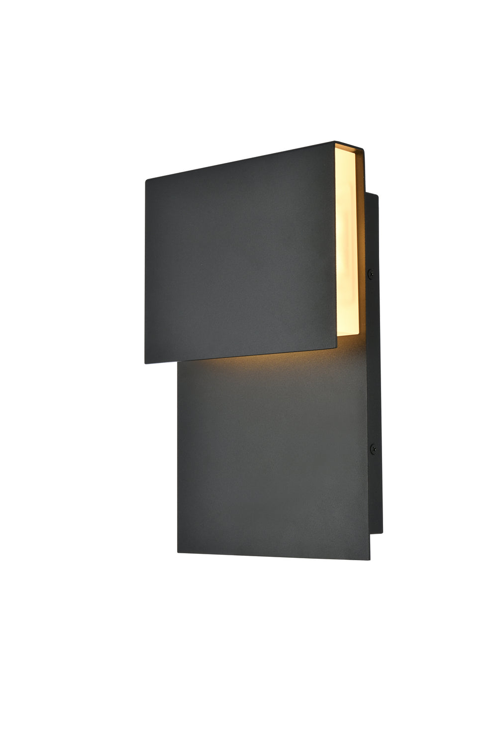 Elegant Lighting LDOD4029BK Modern Raine Outdoor Black