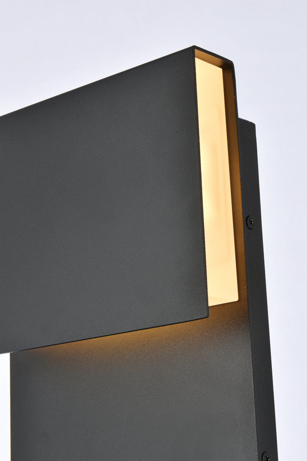 Elegant Lighting LDOD4029BK Modern Raine Outdoor Black