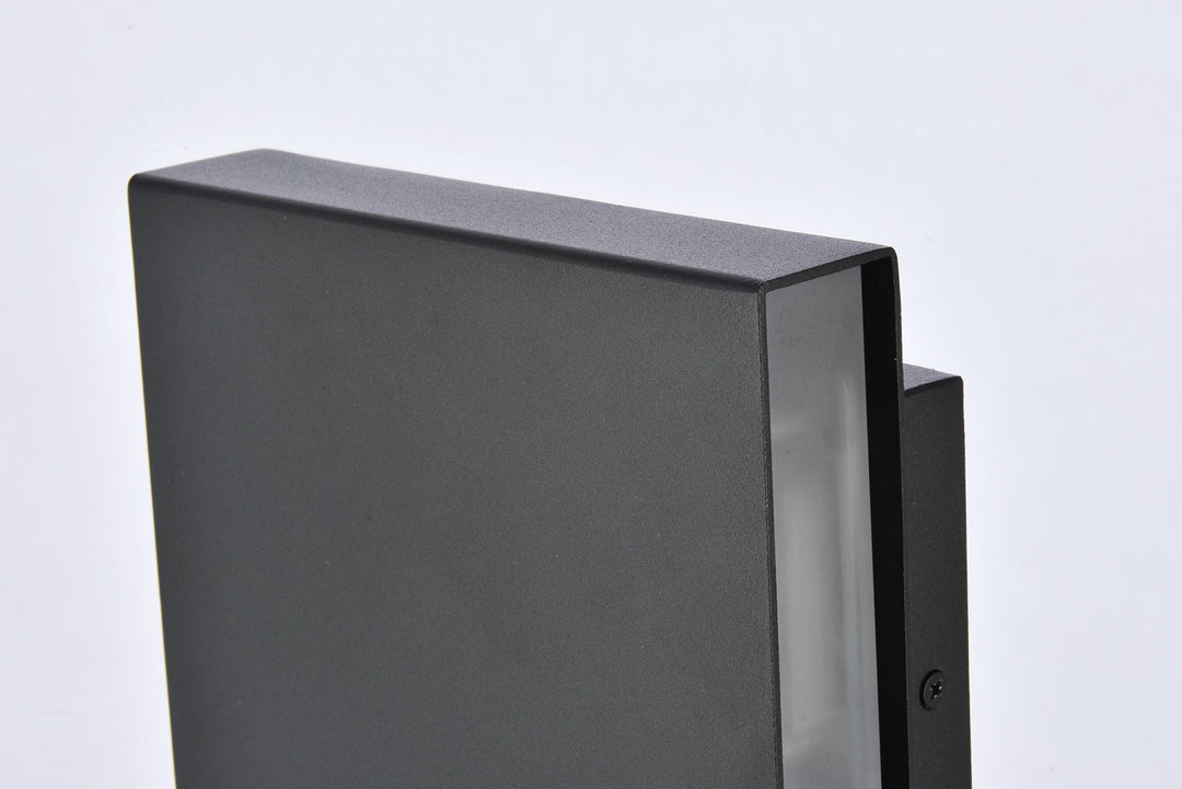 Elegant Lighting LDOD4029BK Modern Raine Outdoor Black