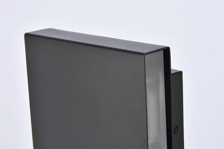 Elegant Lighting LDOD4029BK Modern Raine Outdoor Black