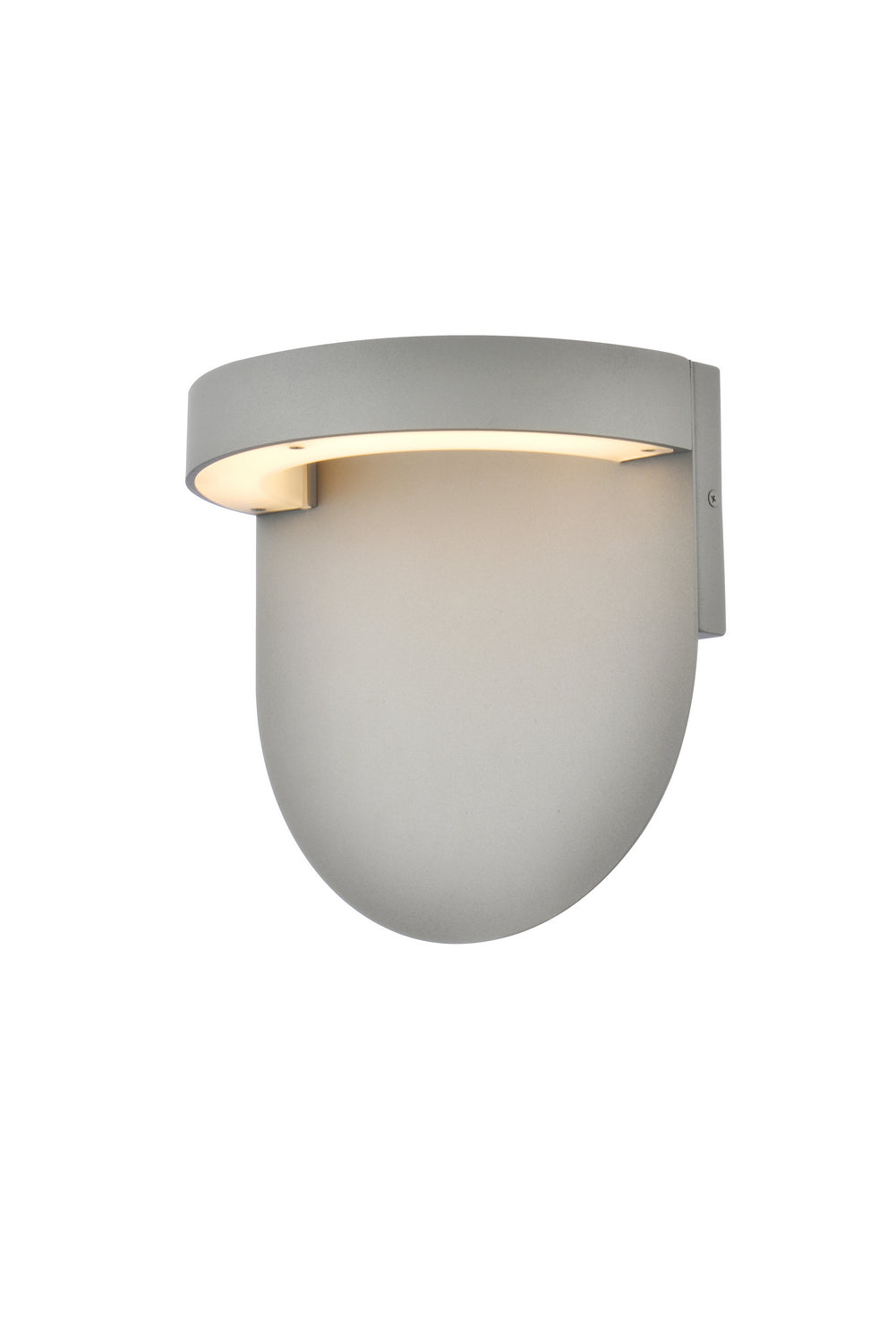 Elegant Lighting LDOD4031S Modern Raine Outdoor Silver