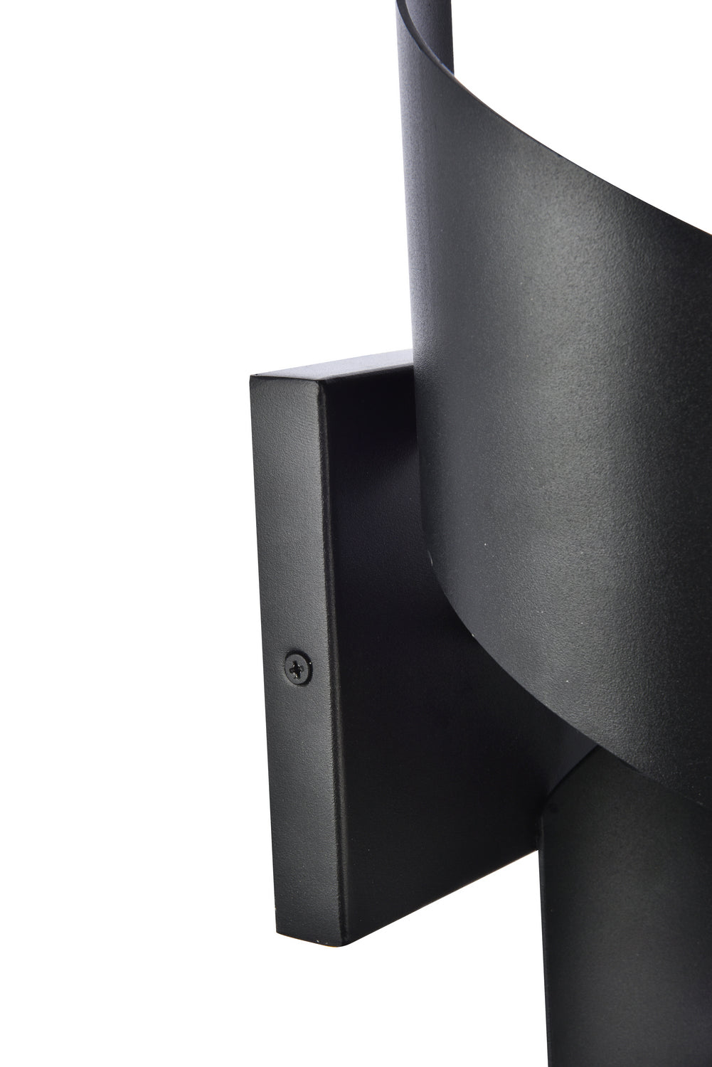 Elegant Lighting LDOD4034BK Modern Raine Outdoor Black