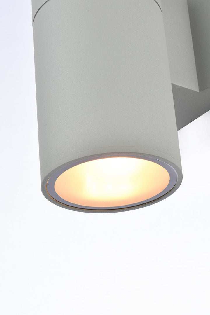 Elegant Lighting LDOD4039S Modern Raine Outdoor Silver