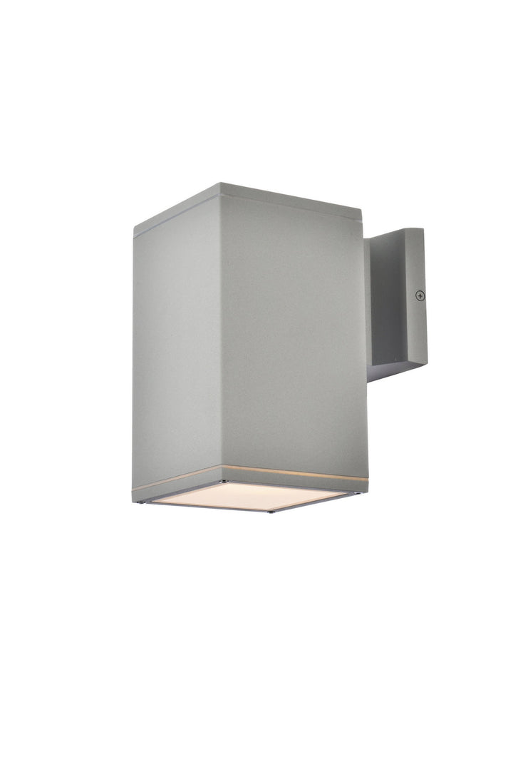 Elegant Lighting LDOD4041S Modern Raine Outdoor Silver