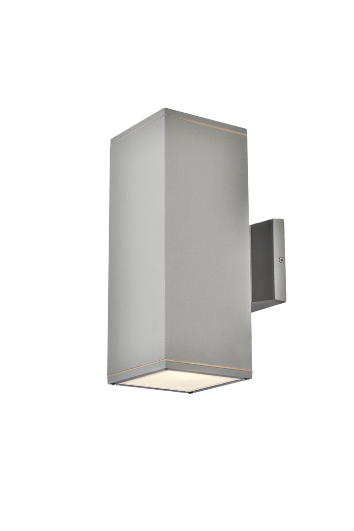 Elegant Lighting LDOD4042S Modern Raine Outdoor Silver