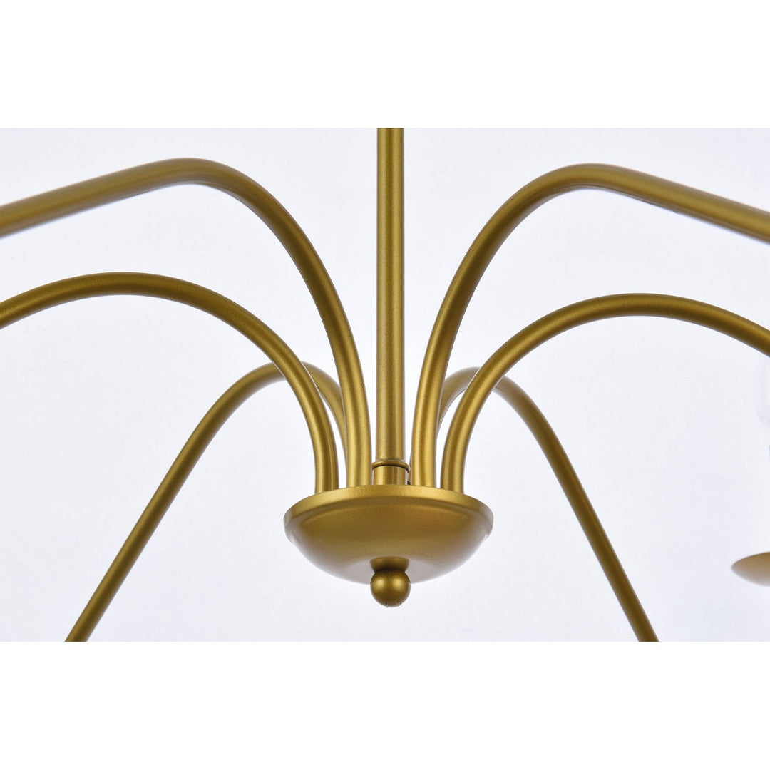 Elegant Rohan LD5056D42BR Chandelier Light - Brass