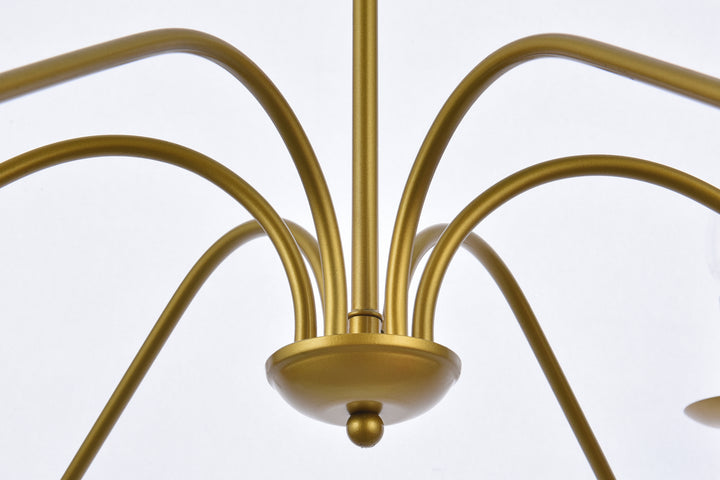 Elegant Rohan LD5056D42BR Chandelier Light - Brass