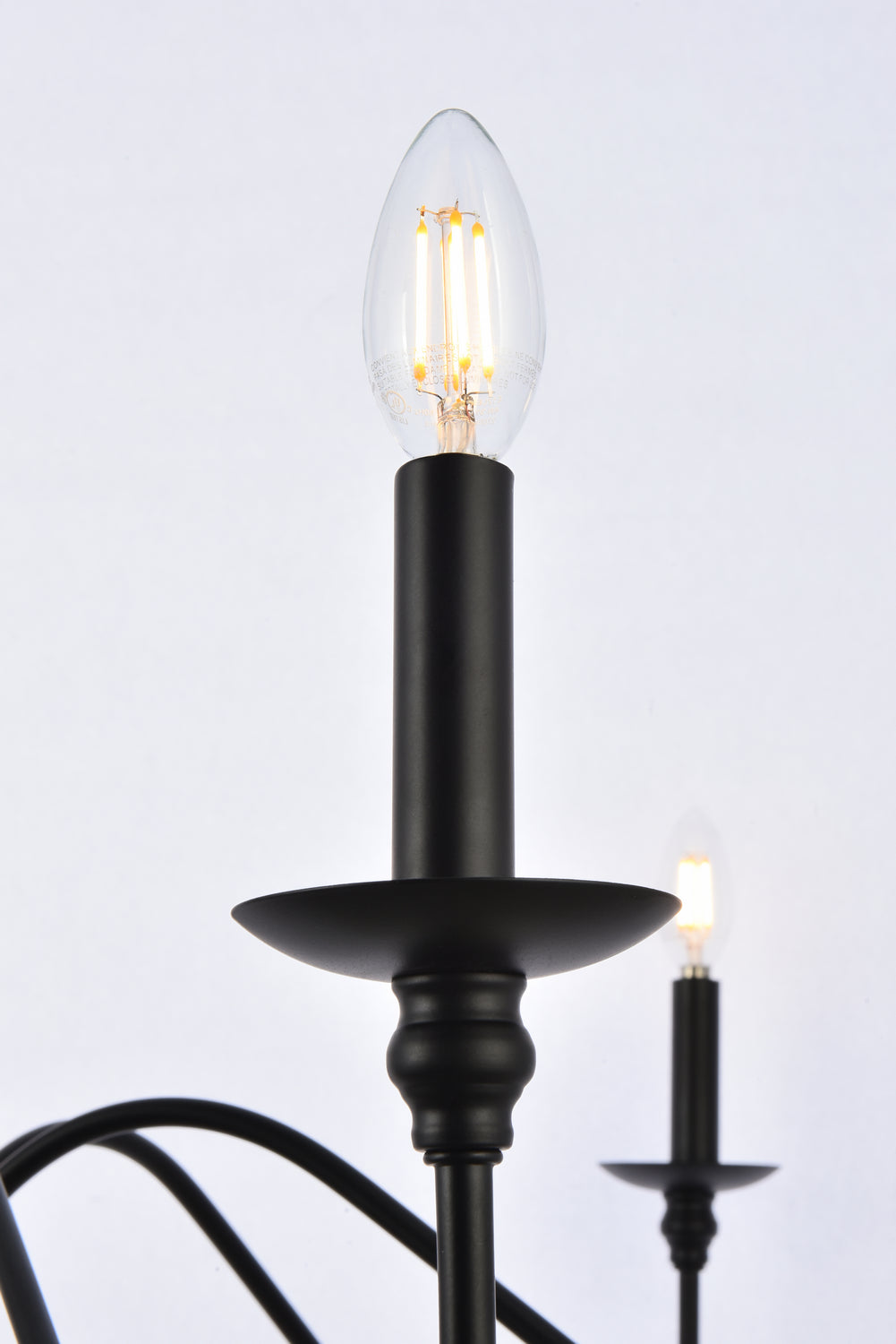 Elegant Rohan LD5056D42MB Chandelier Light - Matte Black