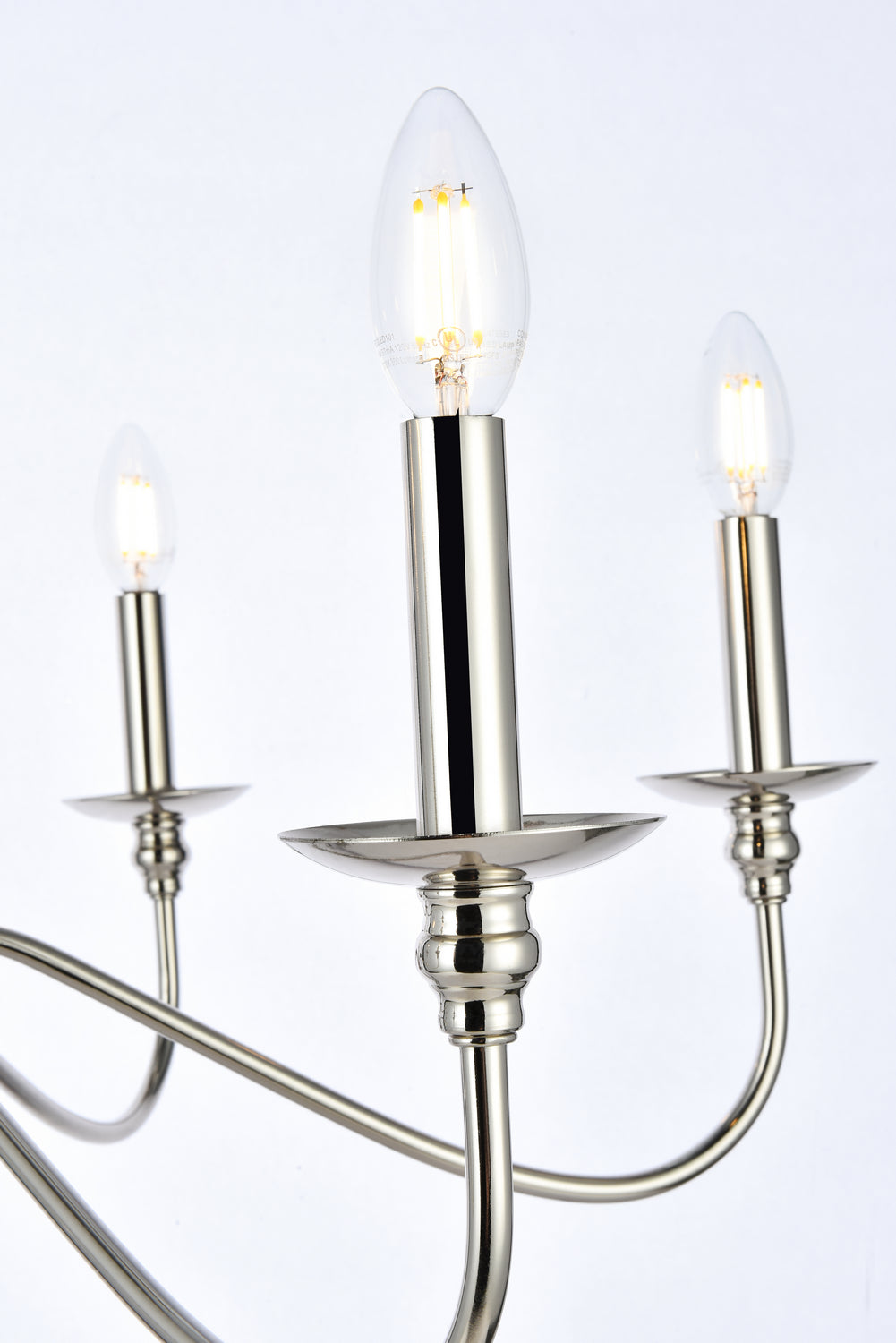 Elegant Rohan LD5056D48PN Chandelier Light - Polished Nickel