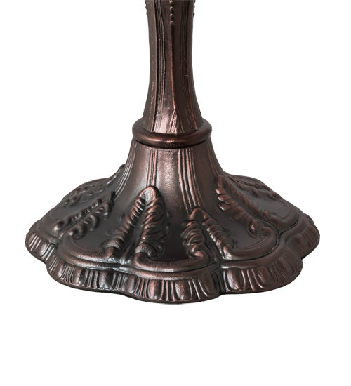 Meyda Tiffany Lighting 147470 Tiffany Fishscale Three Light Table Lamp Lamp Bronze / Dark