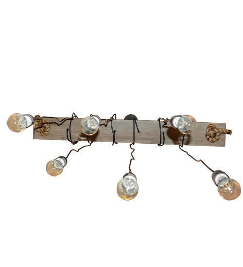 Meyda Tiffany Wood Beam 214186 Pendant Light - Natural Wood