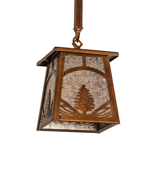 Meyda Tiffany Mountain Pine 227795 Pendant Light - Vintage Copper
