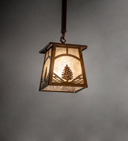 Meyda Tiffany Mountain Pine 227795 Pendant Light - Vintage Copper