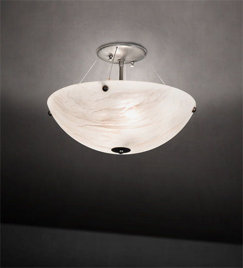 Meyda Tiffany Cypola 228455 Ceiling Light - Brushed Nickel
