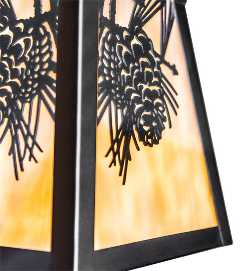 Meyda Tiffany Winter Pine 230802 Pendant Light - Craftsman Brown, Oil Rubbed Bronze