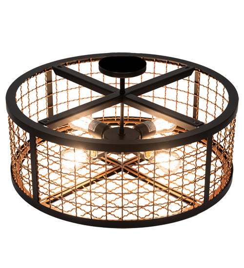 Meyda Tiffany Paloma Golpe 230967 Ceiling Light - Bronze