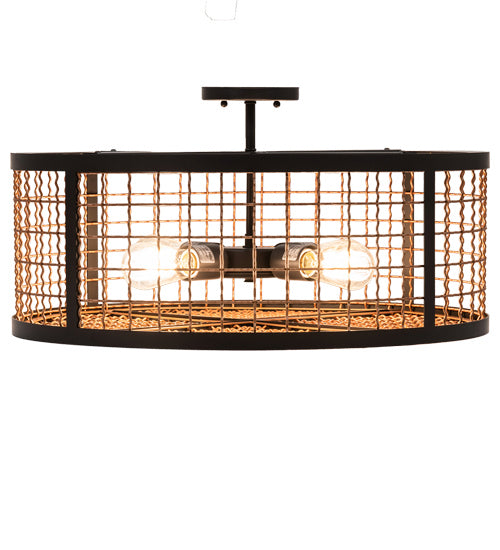 Meyda Tiffany Paloma Golpe 230967 Ceiling Light - Bronze