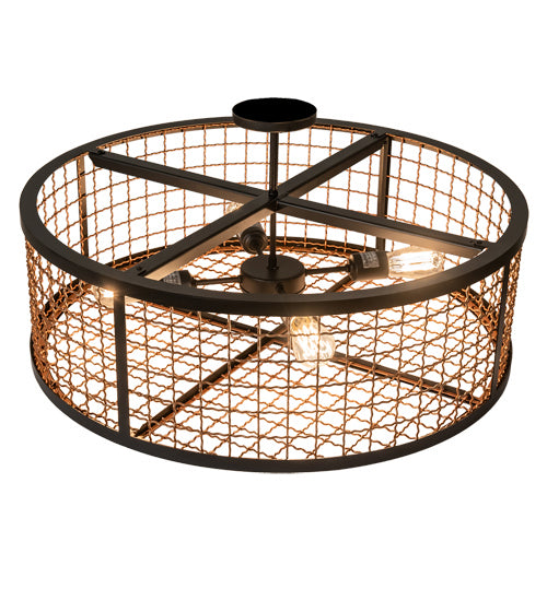 Meyda Tiffany Paloma Golpe 230968 Ceiling Light - Bronze