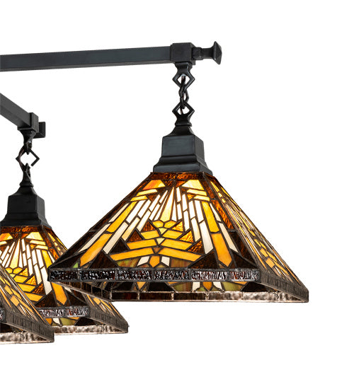 Meyda Tiffany Nuevo Mission 231691 Chandelier Light - Craftsman Brown