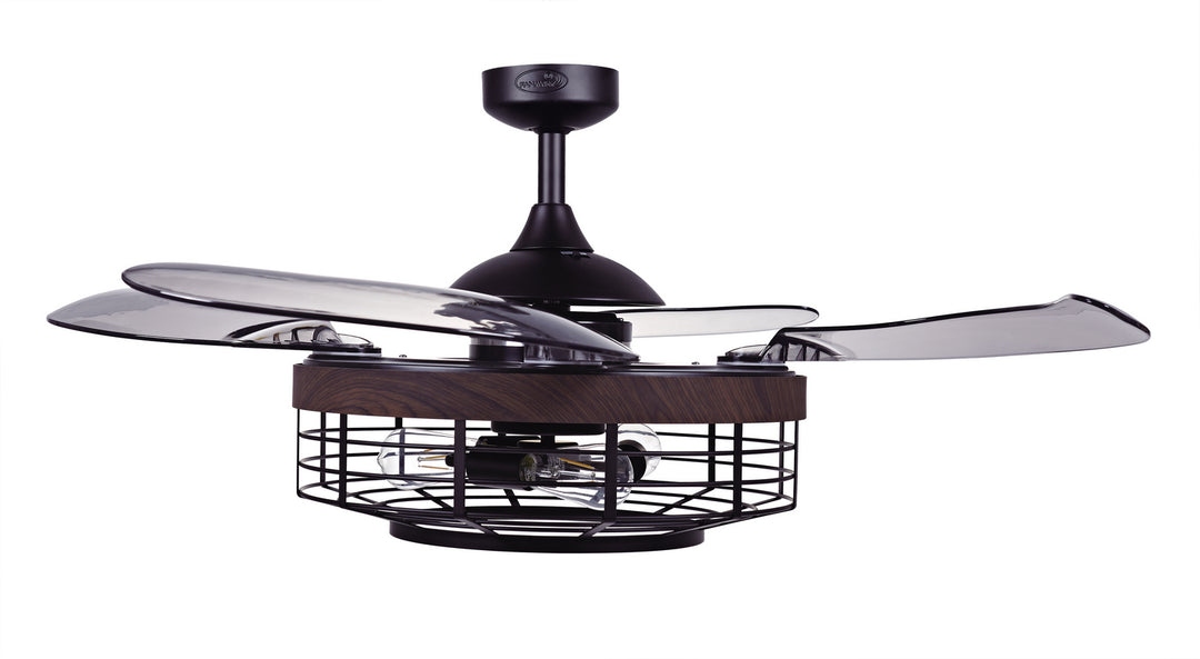 Beacon Montclair 51106101 Ceiling Fan 48 - Black and Smoke, Smoke/