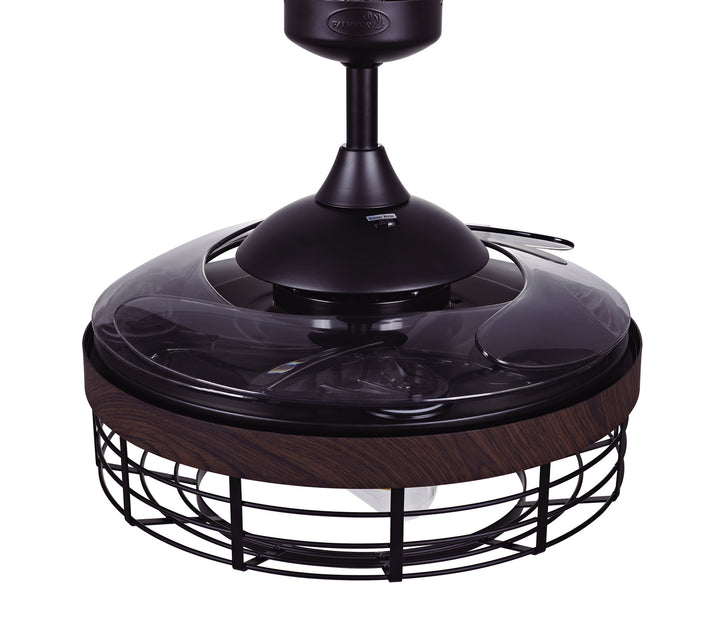 Beacon Montclair 51106101 Ceiling Fan 48 - Black and Smoke, Smoke/