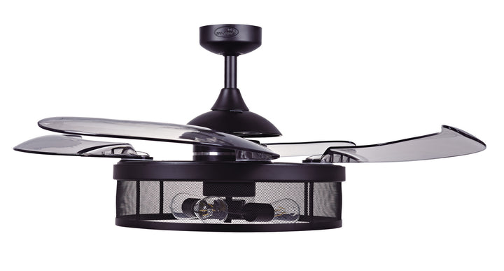 Beacon Meridian 51107101 Ceiling Fan 48 - Black, Smoke/