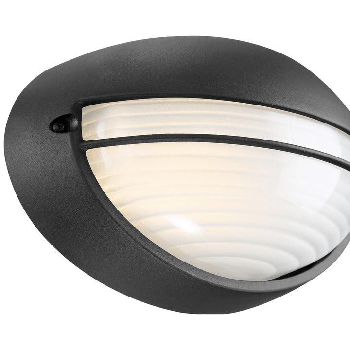 Access Lighting 20270LEDDMG-BL/OPL Modern Clifton Oval Outdoor Black