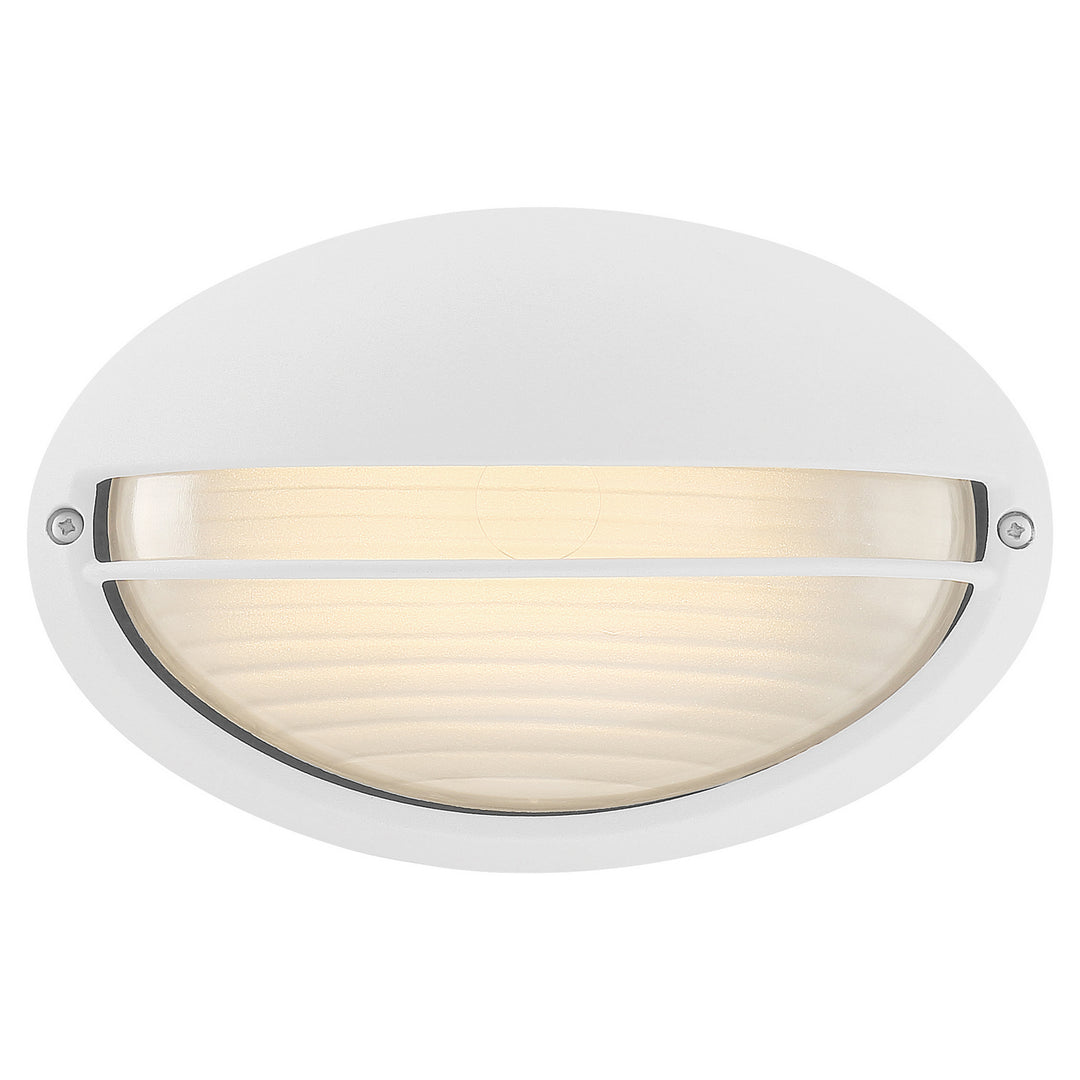 Access Lighting 20270LEDDMG-WH/OPL Modern Clifton Oval Outdoor White