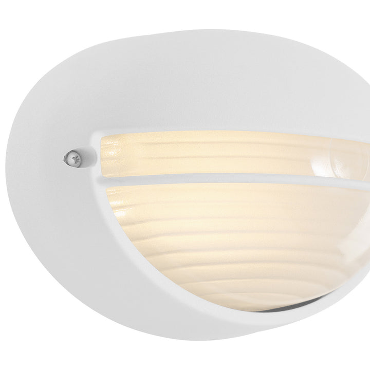 Access Lighting 20270LEDDMG-WH/OPL Modern Clifton Oval Outdoor White